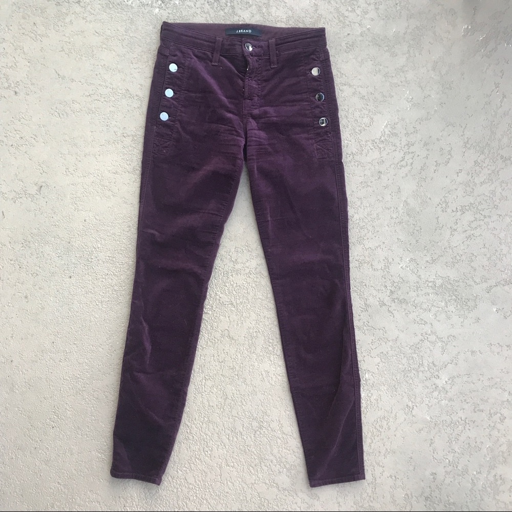 J Brand Zion Skinny Jeans in BlackBerry